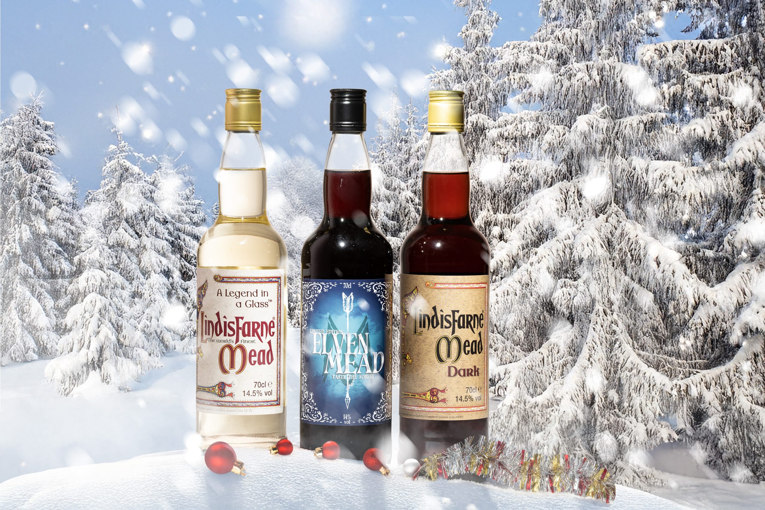 70cl Original Mead, 70cl Elven Mead, 70cl Dark Mead